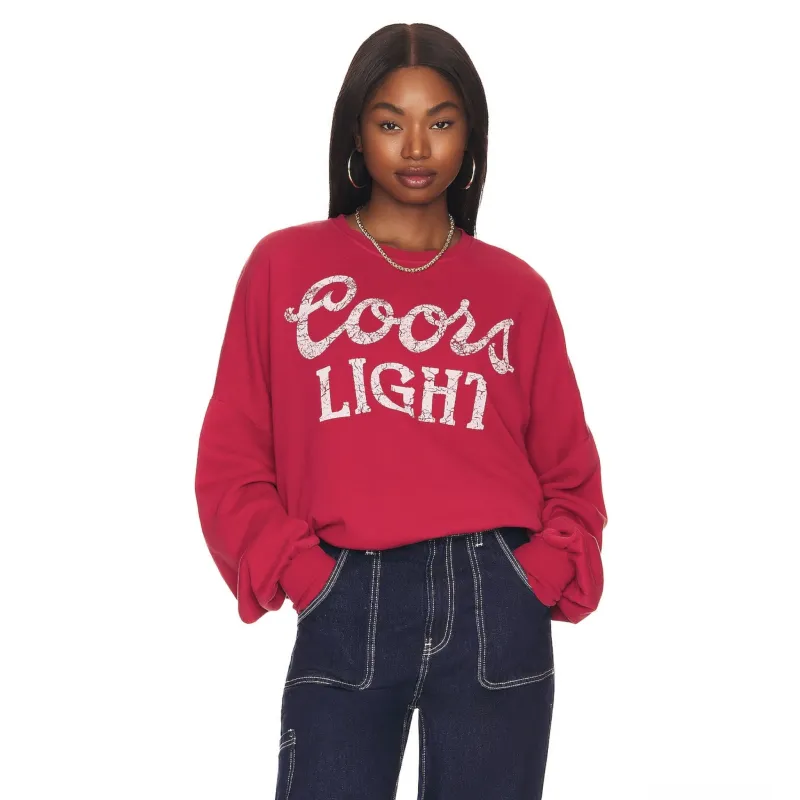 LICENSED!! Coors Light 1980 Jumper in Vintage Red sold by Glitzy Bella