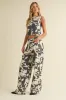 NEW!! Denim Cow Print Two Piece Set - PREORDER sold by Glitzy Bella