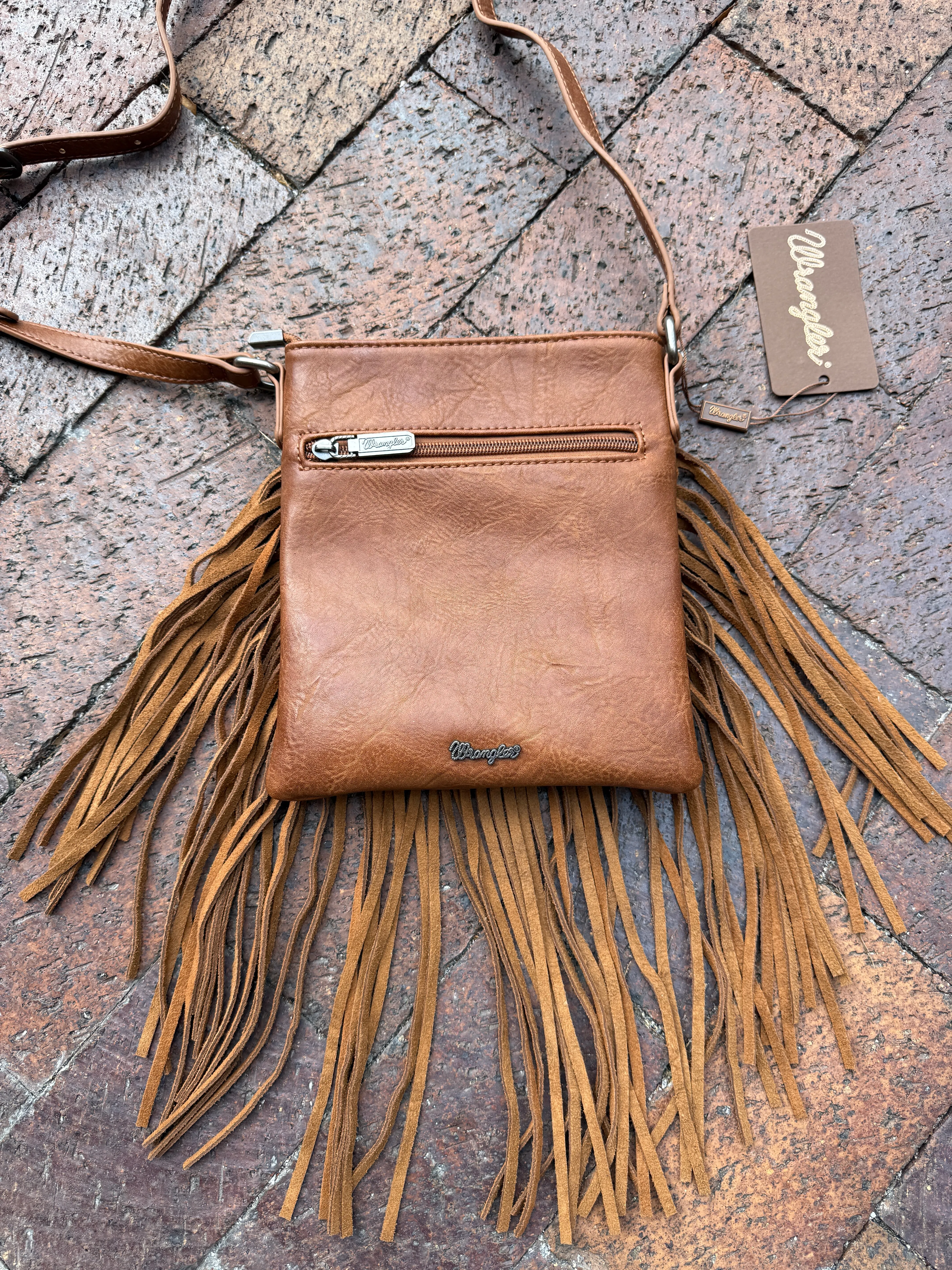 Wrangler Pocket Fringe Purse sold by Glitzy Bella product image thumbnail 5