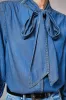 NEW!! Chic Denim Tie Neck Top sold by Glitzy Bella
