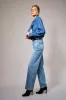 NEW!! Chic Denim Tie Neck Top sold by Glitzy Bella