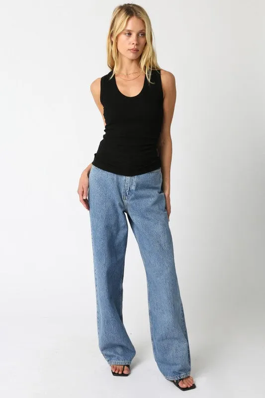 NEW!! Kelsey Tank Top in Black sold by Glitzy Bella product image thumbnail 3