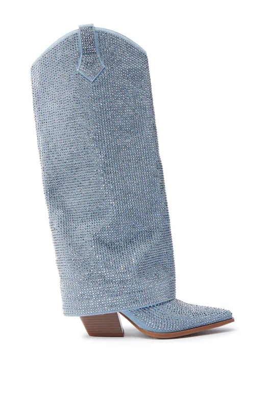 PREORDER!! Banian Denim Rhinestone Boot sold by Glitzy Bella