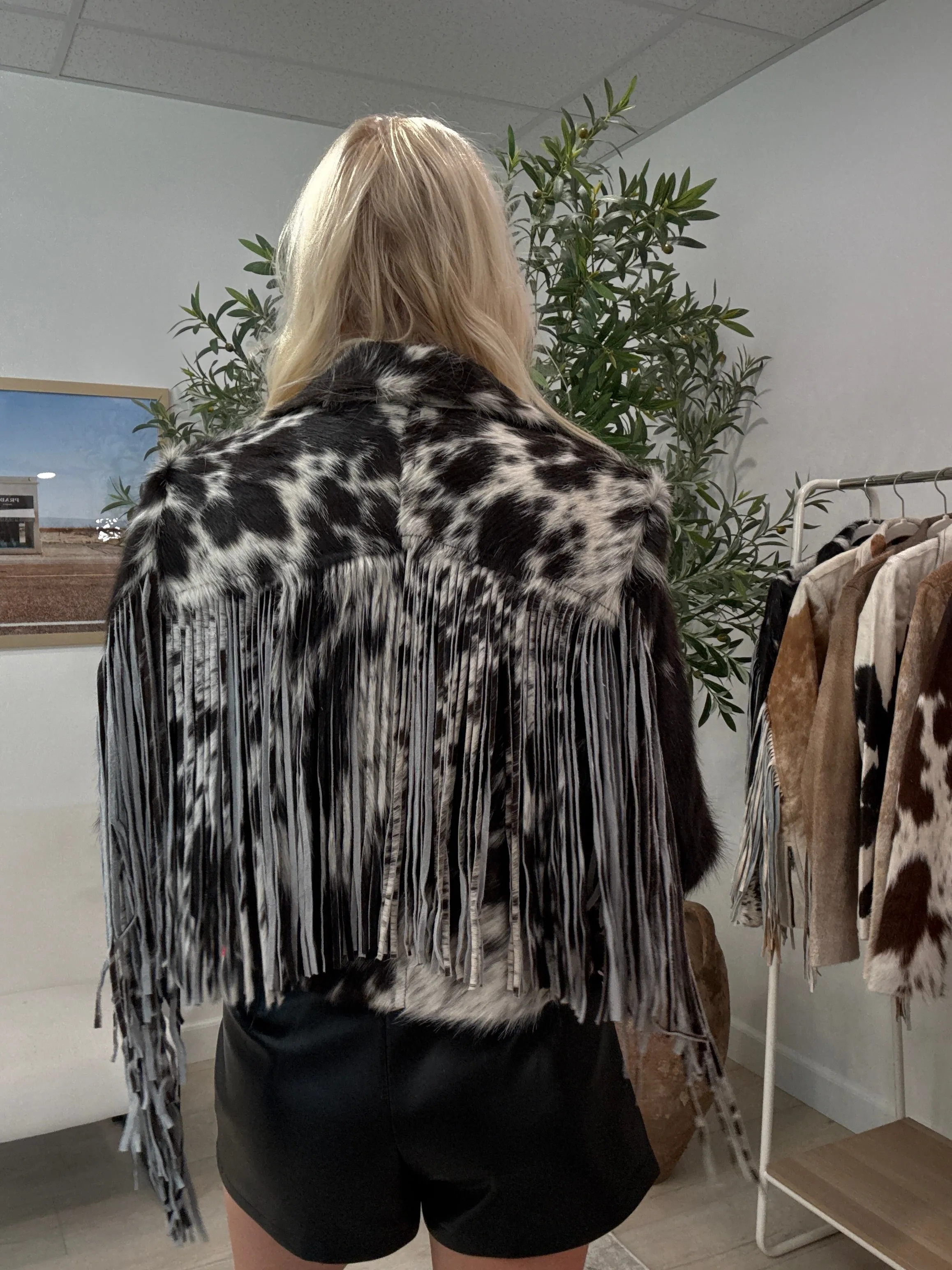 NEW!! Cowhide Jacket #23 - Size Small sold by Glitzy Bella product image thumbnail 4