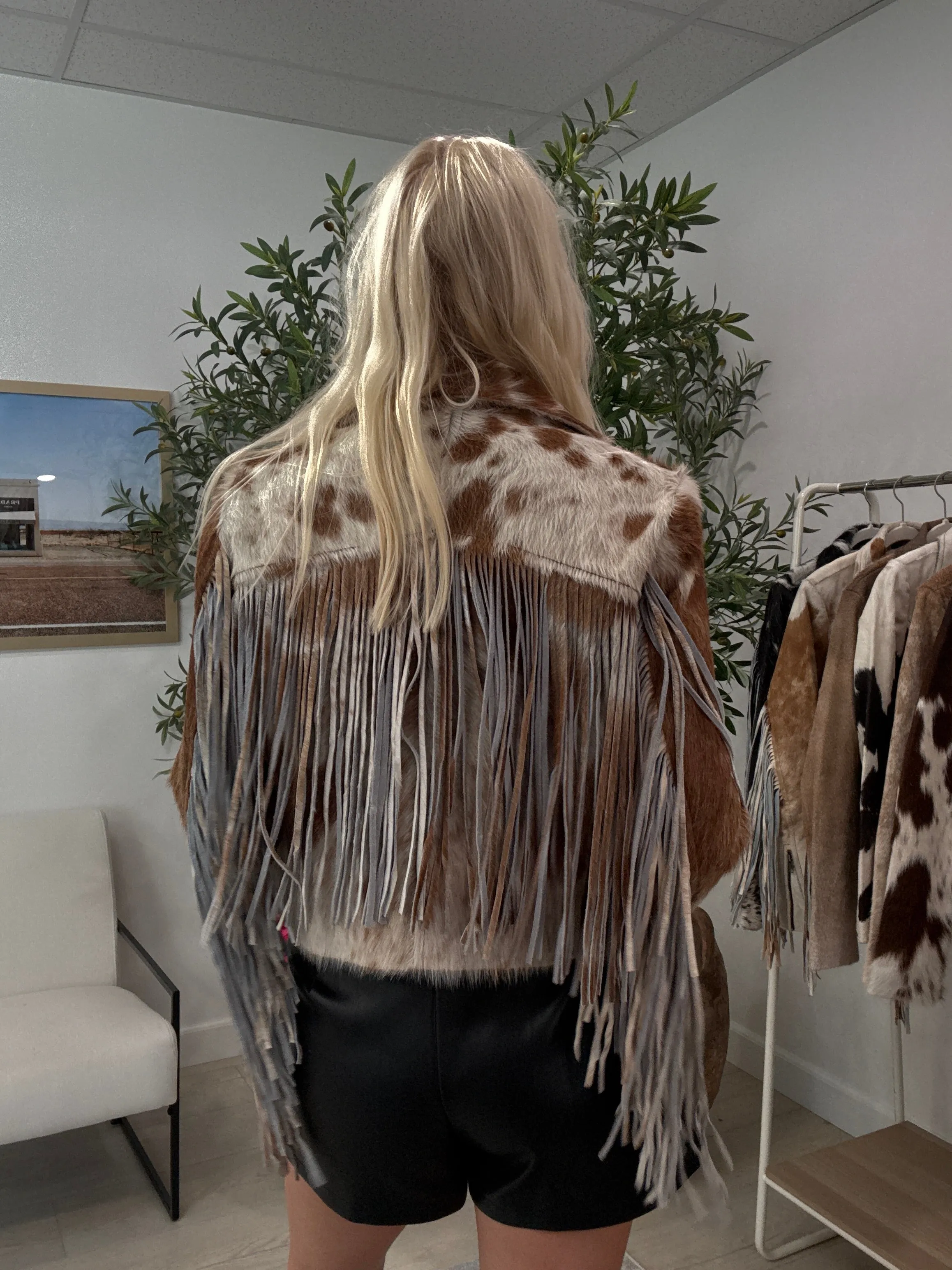 NEW!! Cowhide Jacket #25 - Size Small sold by Glitzy Bella product image thumbnail 4