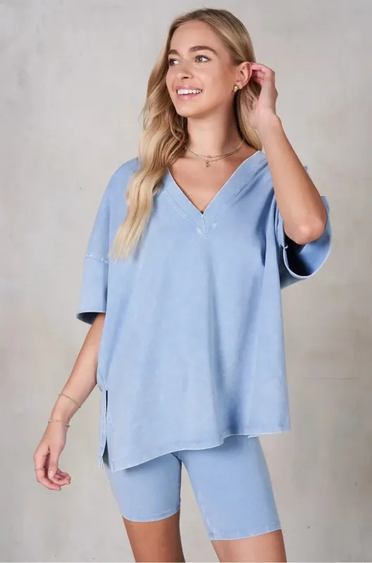 FINAL SALE!! "Get Moving" Mineral Wash Set in Blue sold by Glitzy Bella