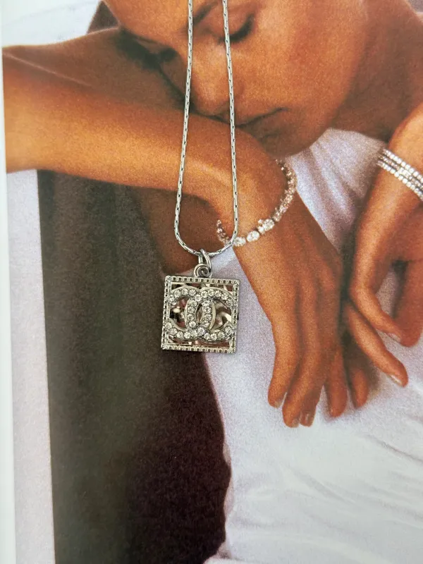 NEW!! Authentic Vintage Betty Pendant in Silver sold by Glitzy Bella