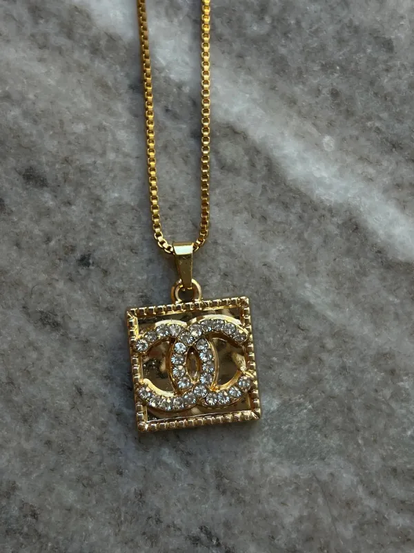 AS SEEN ON WHITNEY RIFE!! Authentic Vintage Betty Pendant in Gold sold by Glitzy Bella