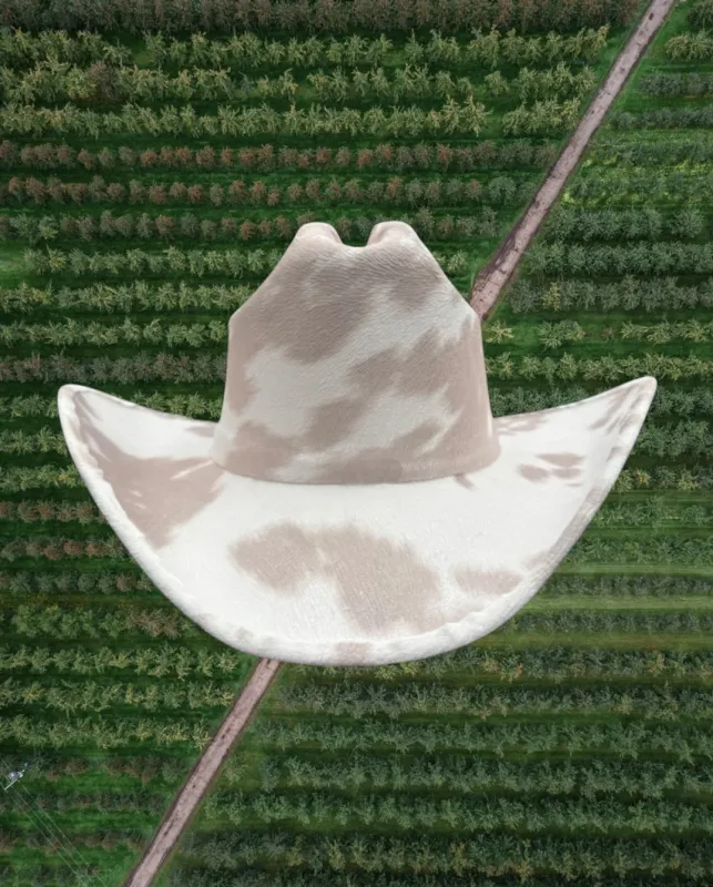 NEW!! Dairy Cream Cowboy Hat sold by Glitzy Bella
