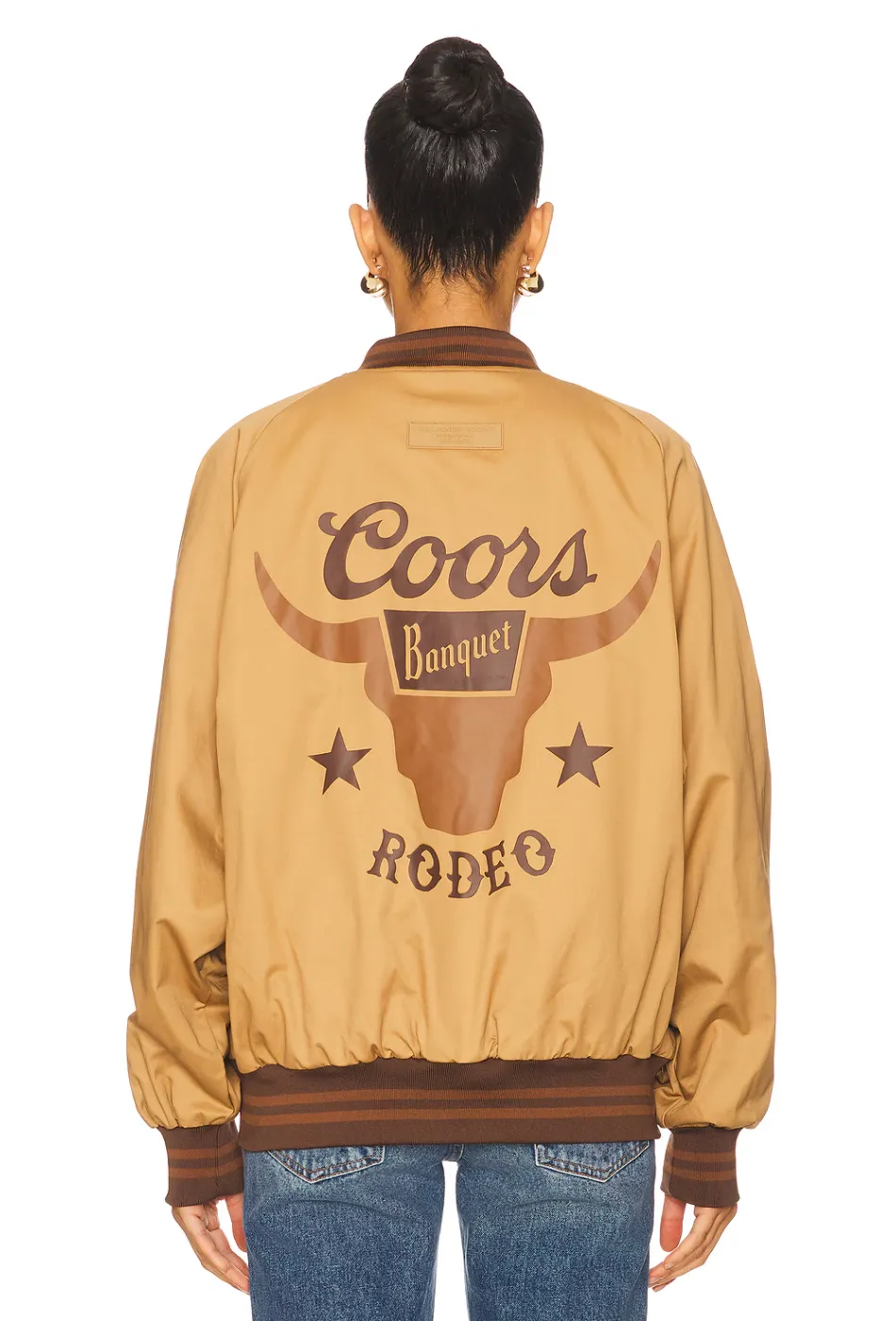 LICENSED!! Coors Banquet Rodeo Bomber Jacket sold by Glitzy Bella product image thumbnail 3