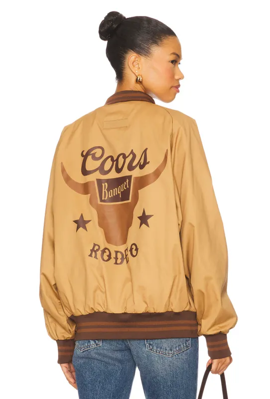 LICENSED!! Coors Banquet Rodeo Bomber Jacket sold by Glitzy Bella