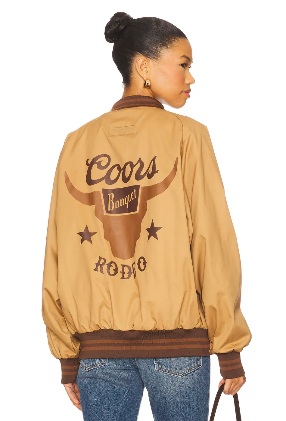 LICENSED!! Coors Banquet Rodeo Bomber Jacket sold by Glitzy Bella