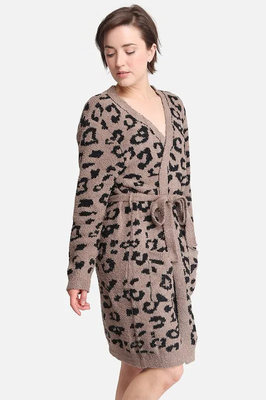 NEW!! Comfy Luxe Robe in Brown sold by Glitzy Bella
