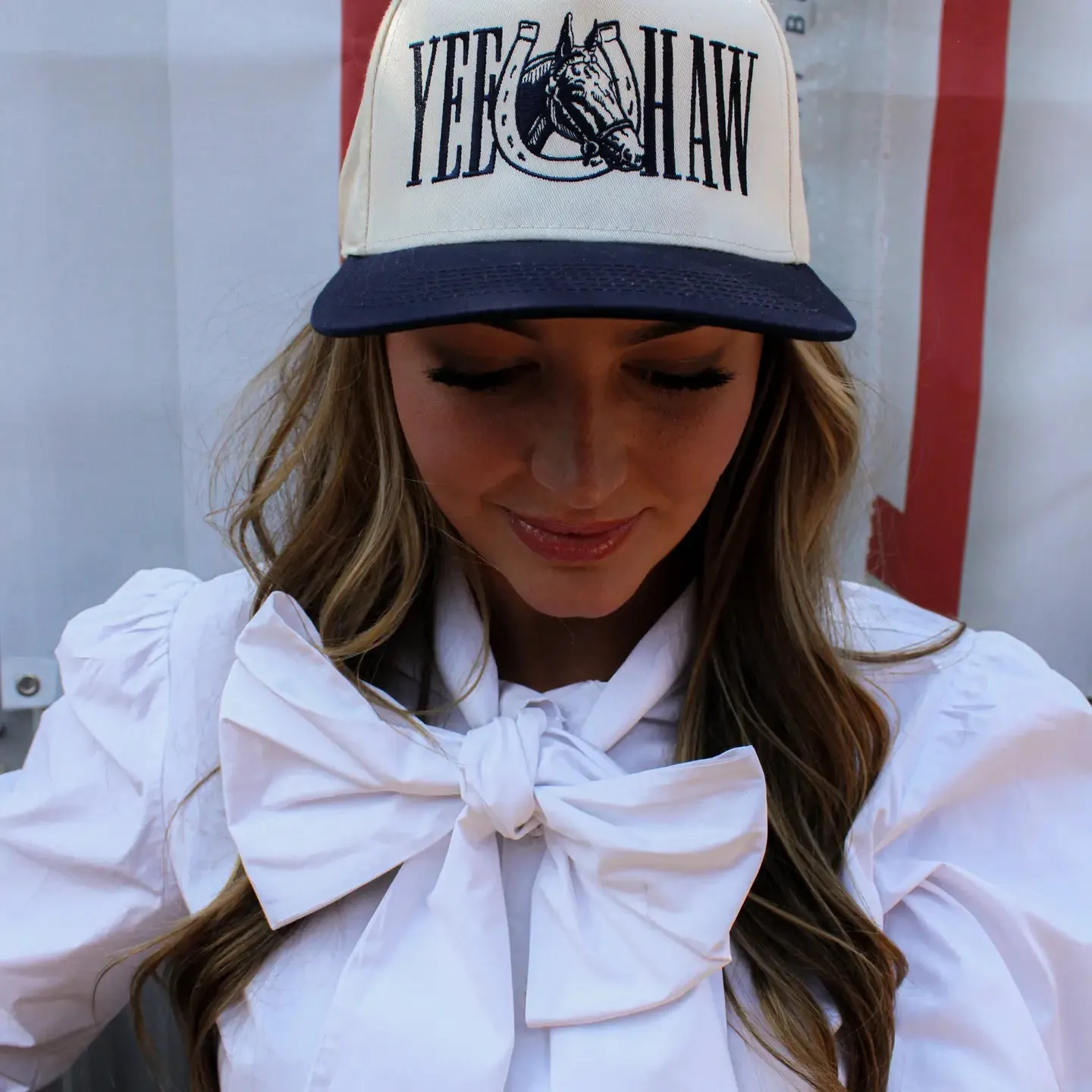 NEW!! Yeehaw Trucker Hat sold by Glitzy Bella product image thumbnail 4