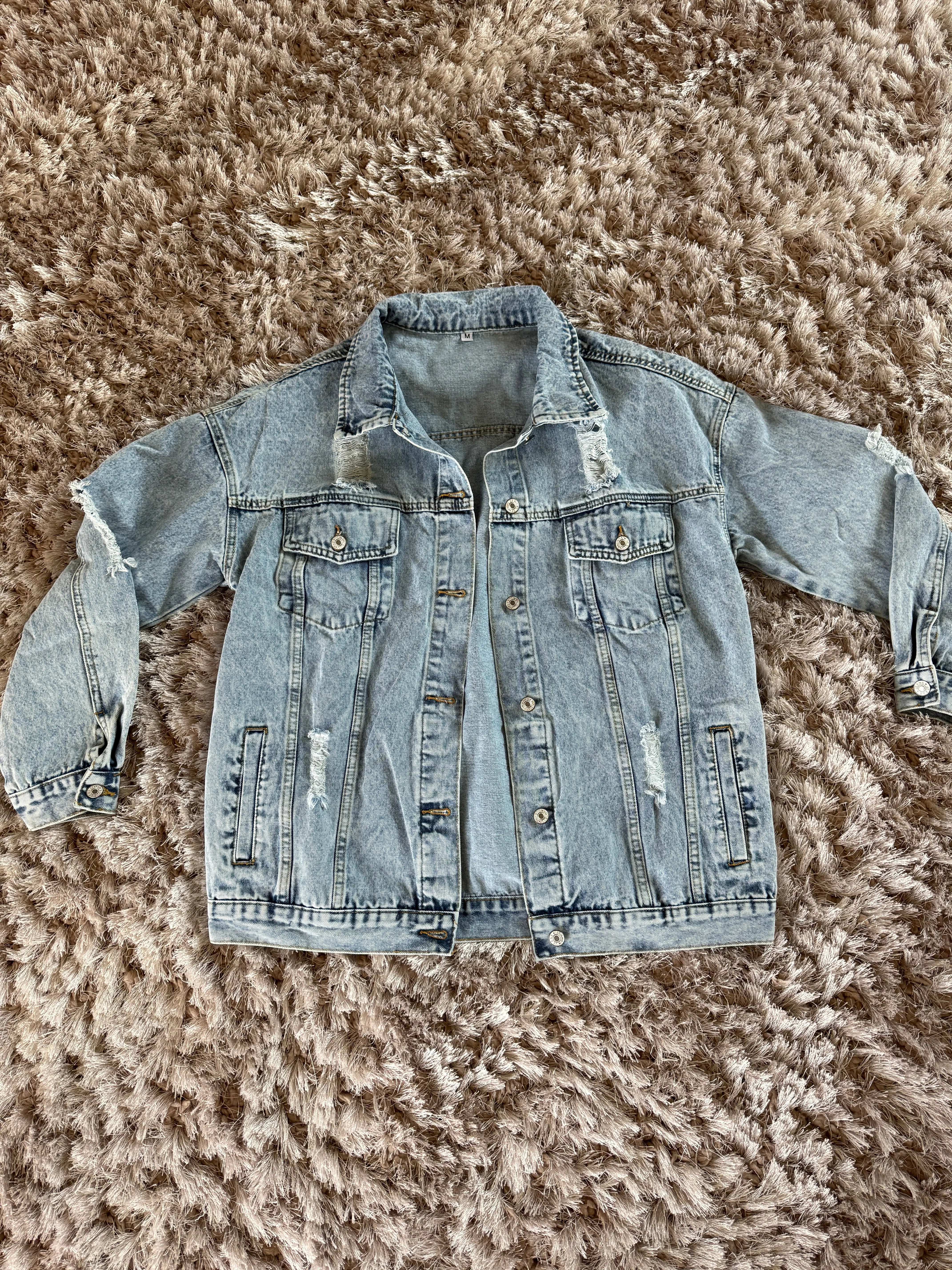 NEW!! "It Girl" Oversized Denim Jacket sold by Glitzy Bella product image thumbnail 3