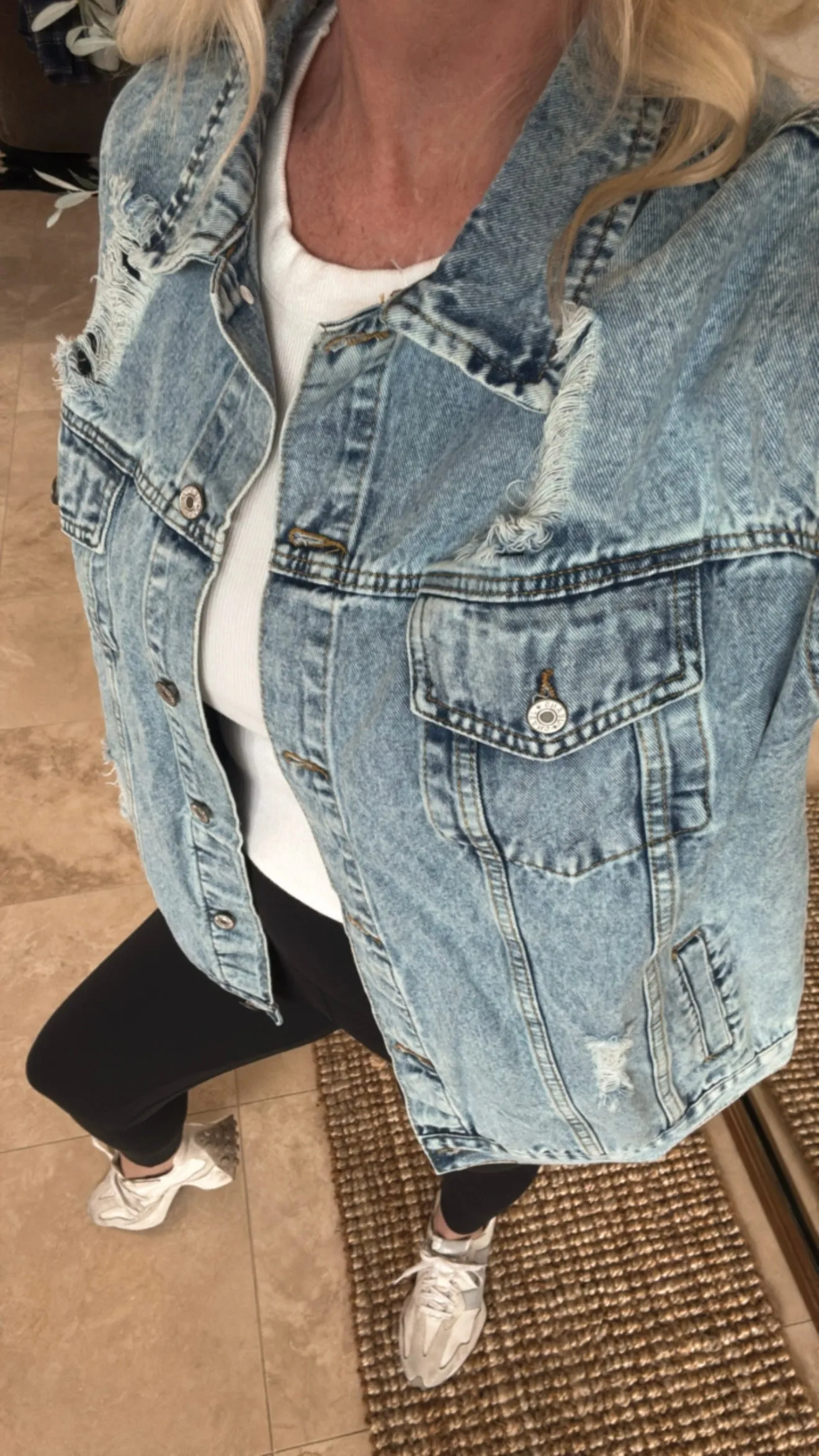 NEW!! "It Girl" Oversized Denim Jacket sold by Glitzy Bella product image thumbnail 2