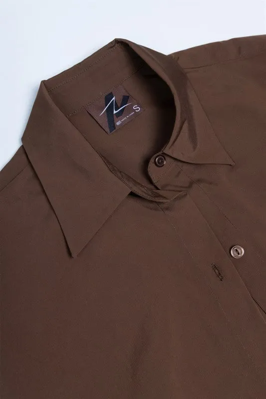 NEW!! Elle Rolled Cuff Top in Brown sold by Glitzy Bella product image thumbnail 5