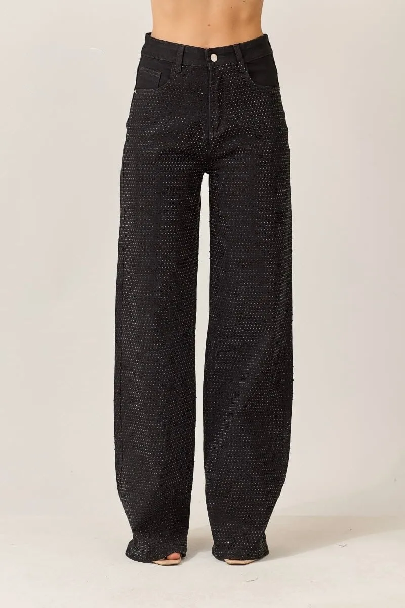 NEW!! "Iconic" Jeans in Black sold by Glitzy Bella product image thumbnail 4