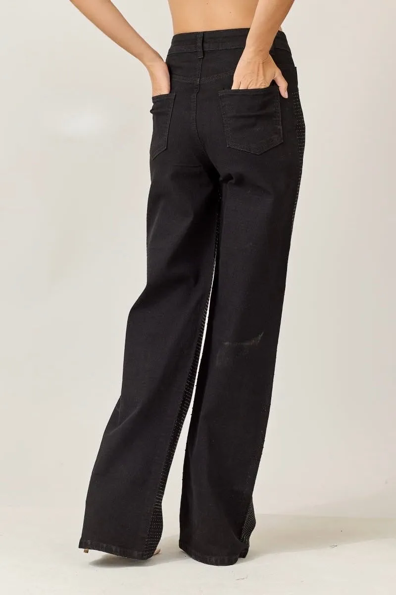 NEW!! "Iconic" Jeans in Black sold by Glitzy Bella product image thumbnail 5