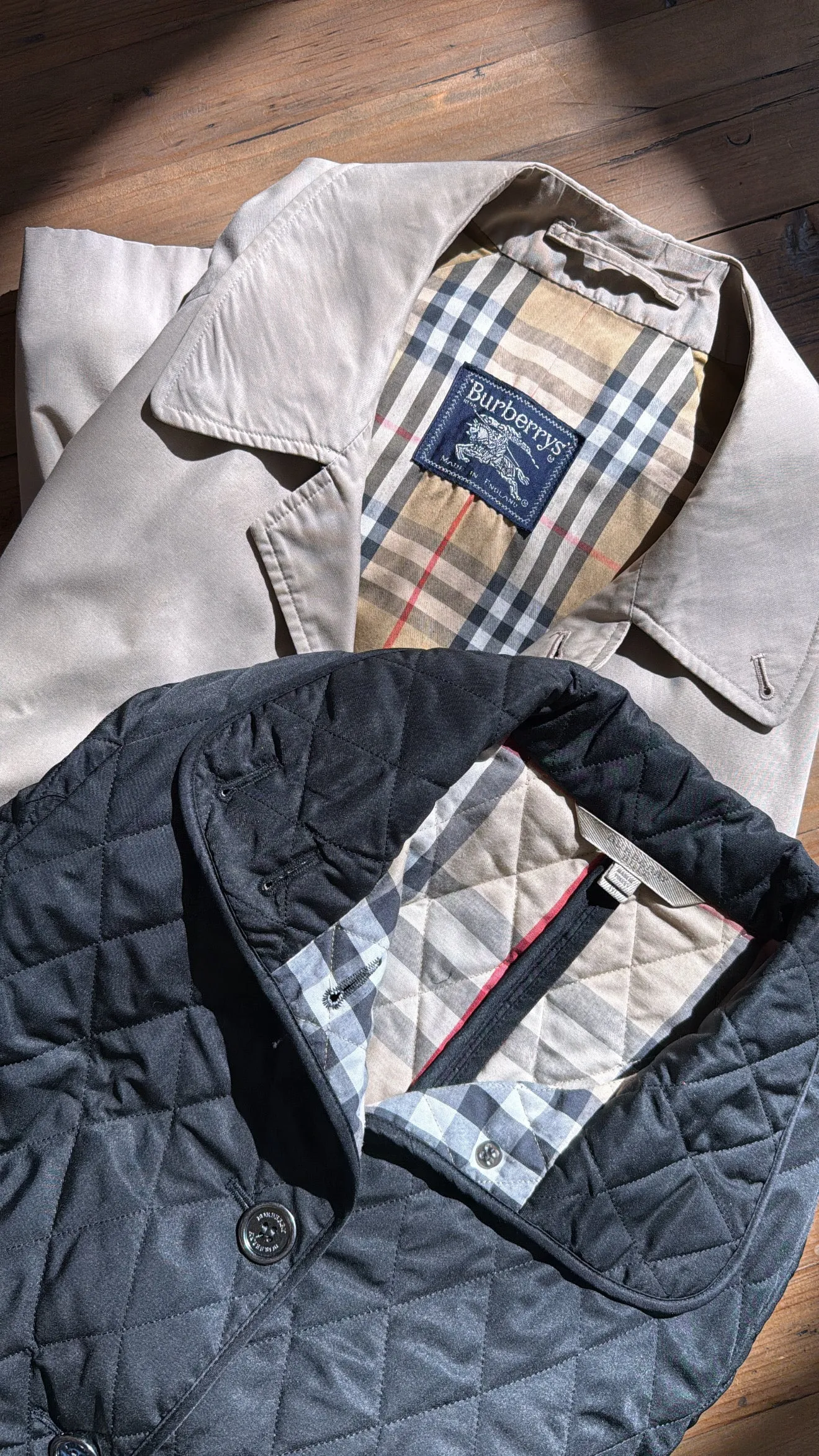 NEW!! Vintage Burberry Trench Coat Size M/L sold by Glitzy Bella product image thumbnail 3