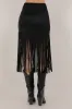 NEW!! " Lexi" Faux Suede Fringe Skirt in Black sold by Glitzy Bella