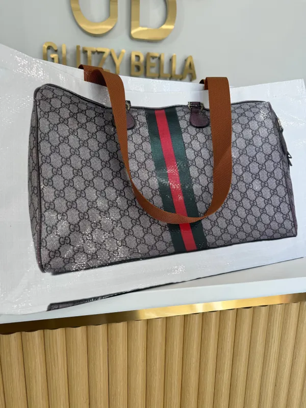 DOORBUSTER!! Icon Large Tote in Grey sold by Glitzy Bella