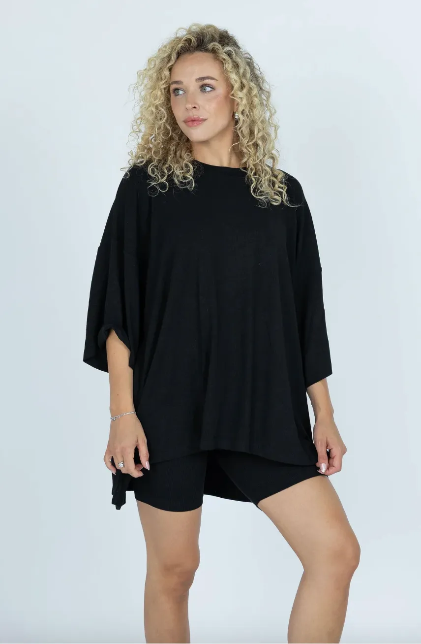 All Weekend Long Set in Black sold by Glitzy Bella