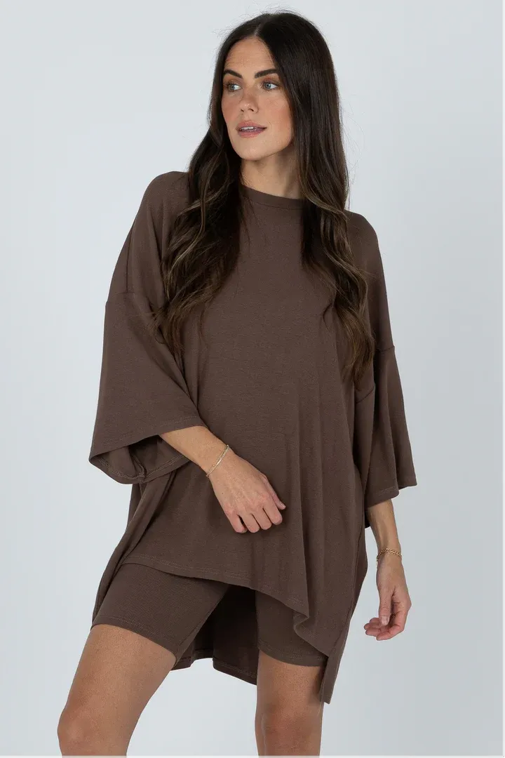 All Weekend Long Set in Espresso sold by Glitzy Bella
