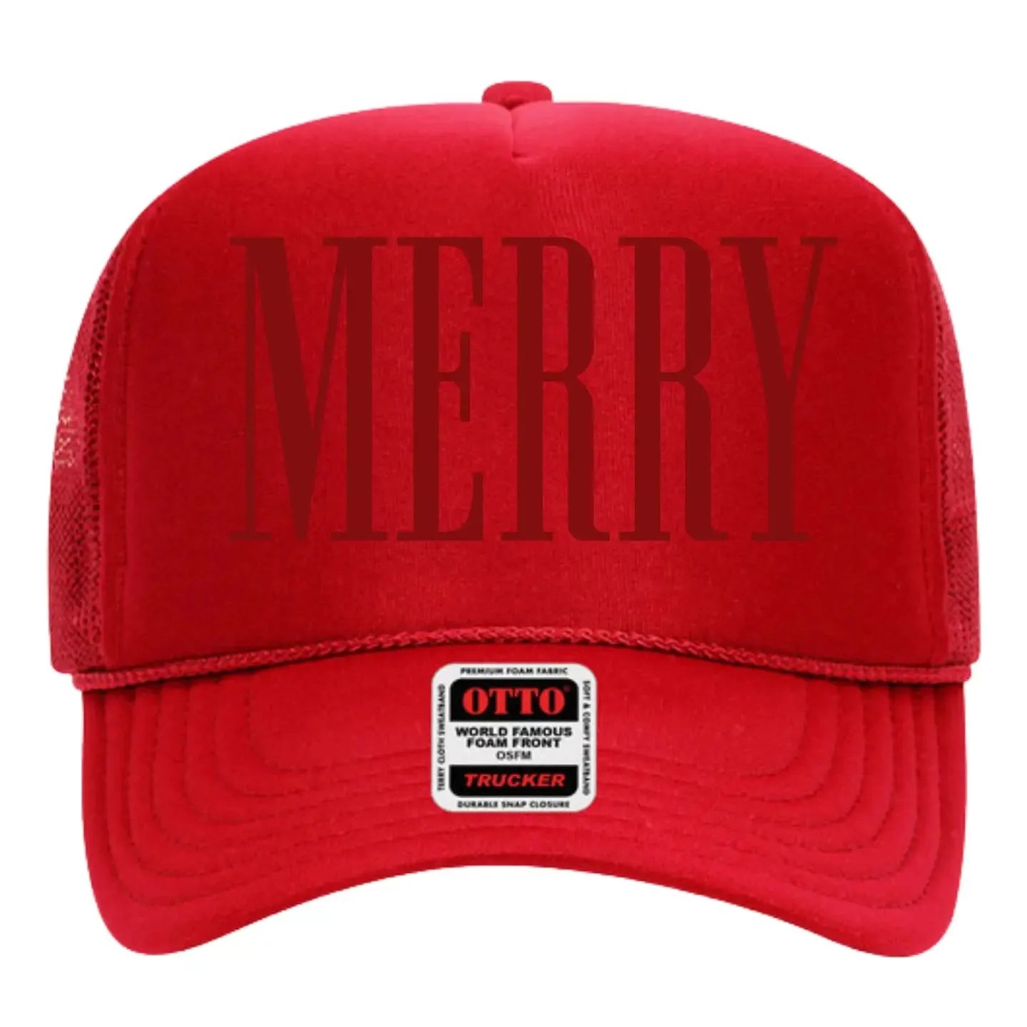 NEW!!"Merry" Trucker Hat sold by Glitzy Bella product image thumbnail 2