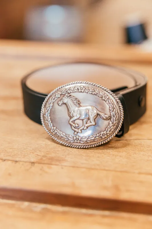 NEW!! The "Signature" Western Belt in Black sold by Glitzy Bella