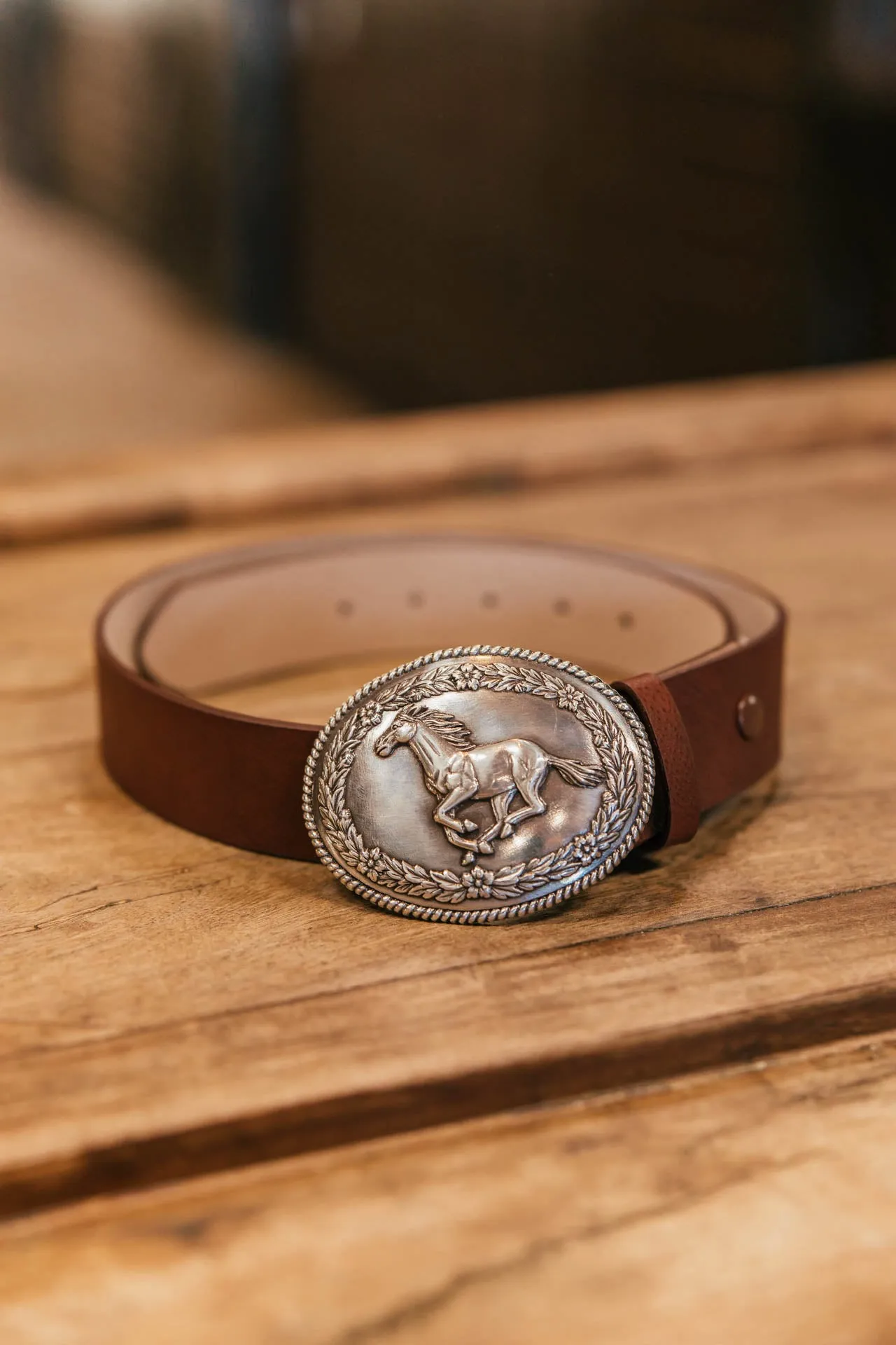 NEW!! The "Signature" Western Belt in Brown sold by Glitzy Bella