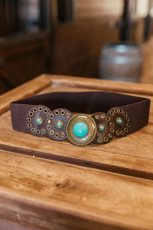 NEW!! "The Outlaw" Belt in Brown sold by Glitzy Bella