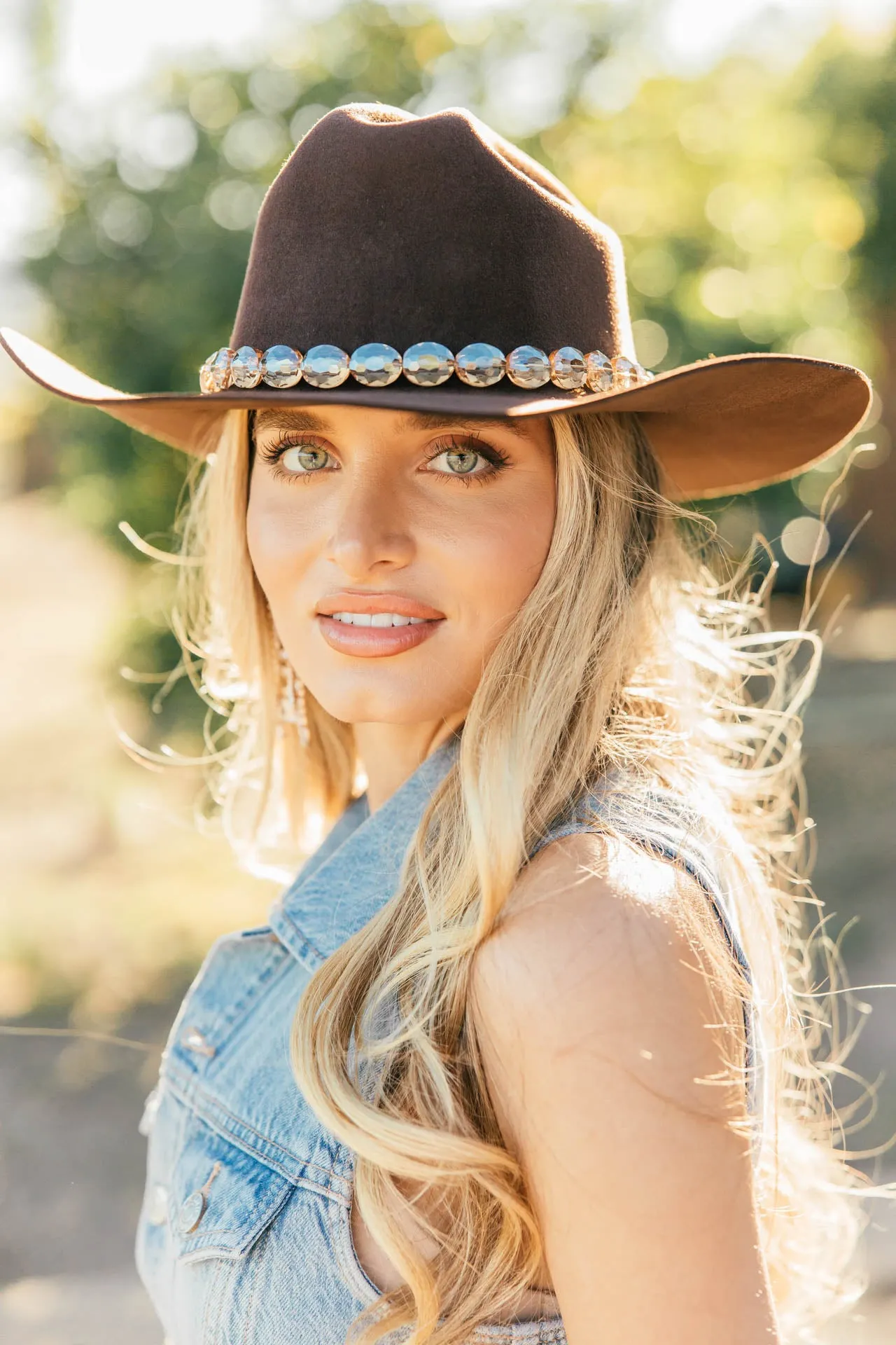 NEW!! Gold-Toned Beaded Hat Band sold by Glitzy Bella product image thumbnail 3