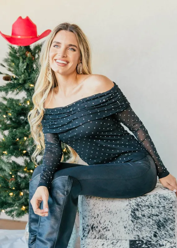 NEW!! Evening Glam Off The Shoulder Top sold by Glitzy Bella