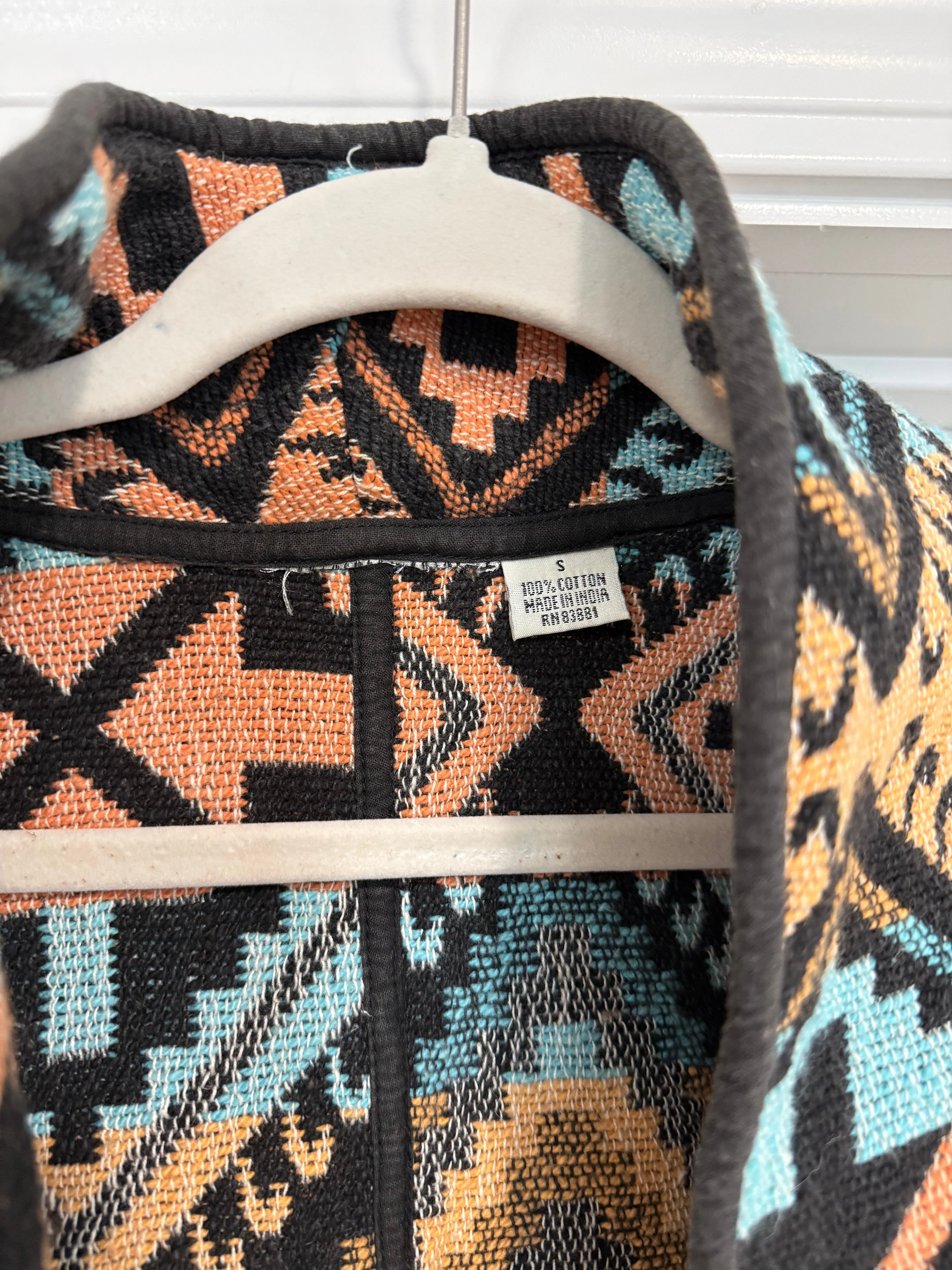 NEW!! Vintage Aztec Cropped Jacket Size Small sold by Glitzy Bella product image thumbnail 3