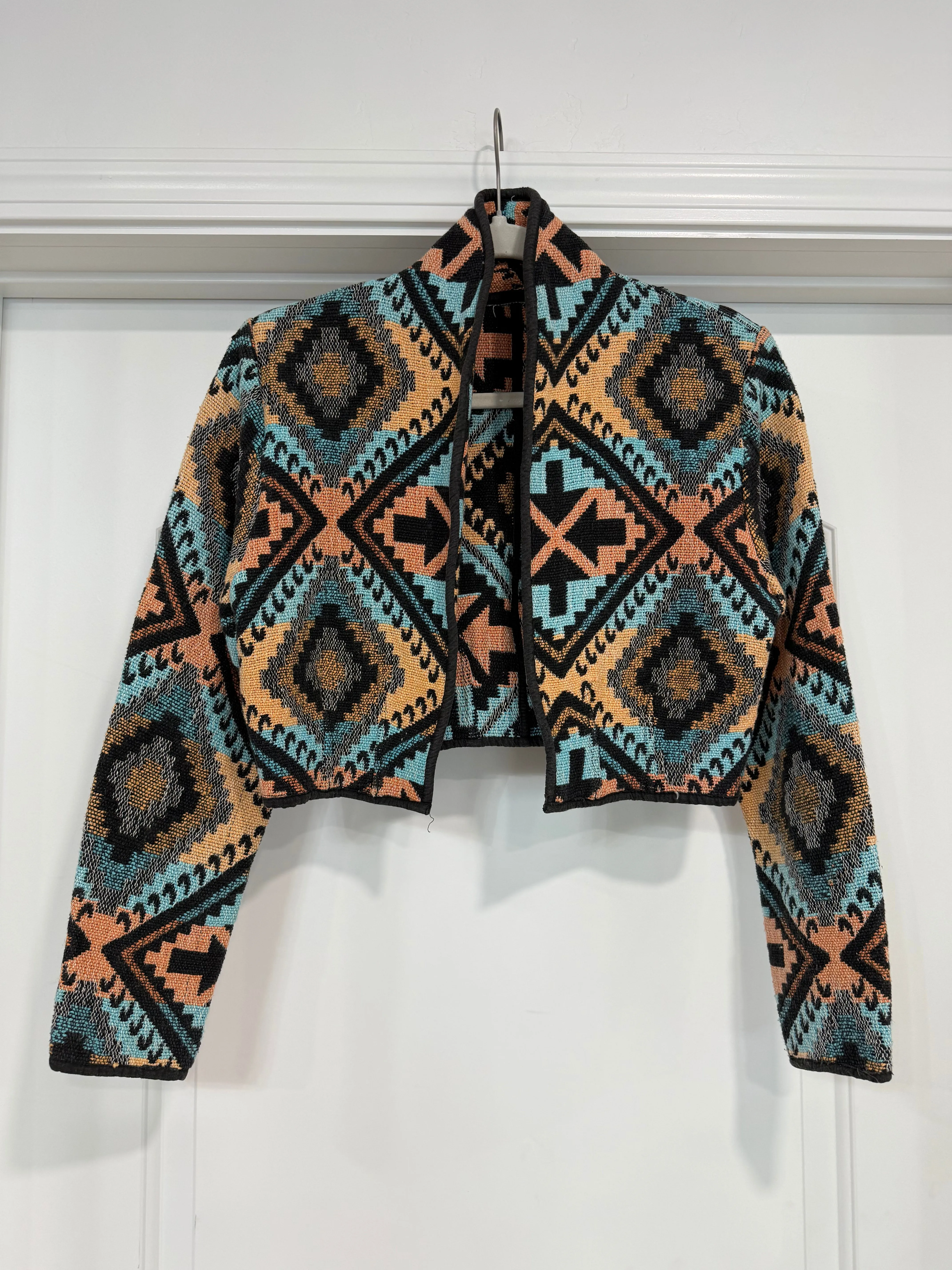 NEW!! Vintage Aztec Cropped Jacket Size Small sold by Glitzy Bella