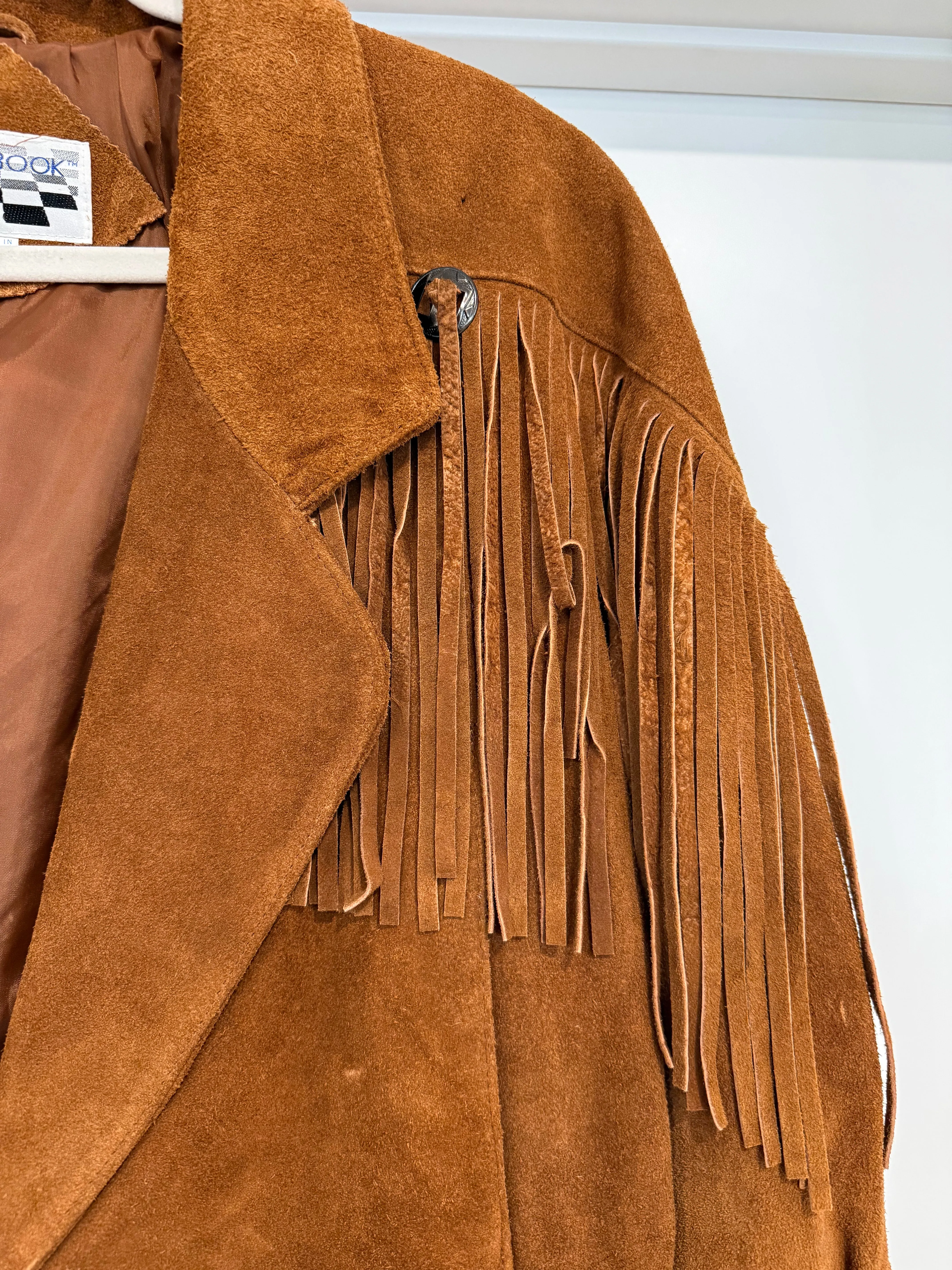 NEW!! Vintage Suede Fringe Jacket Size Medium sold by Glitzy Bella product image thumbnail 2