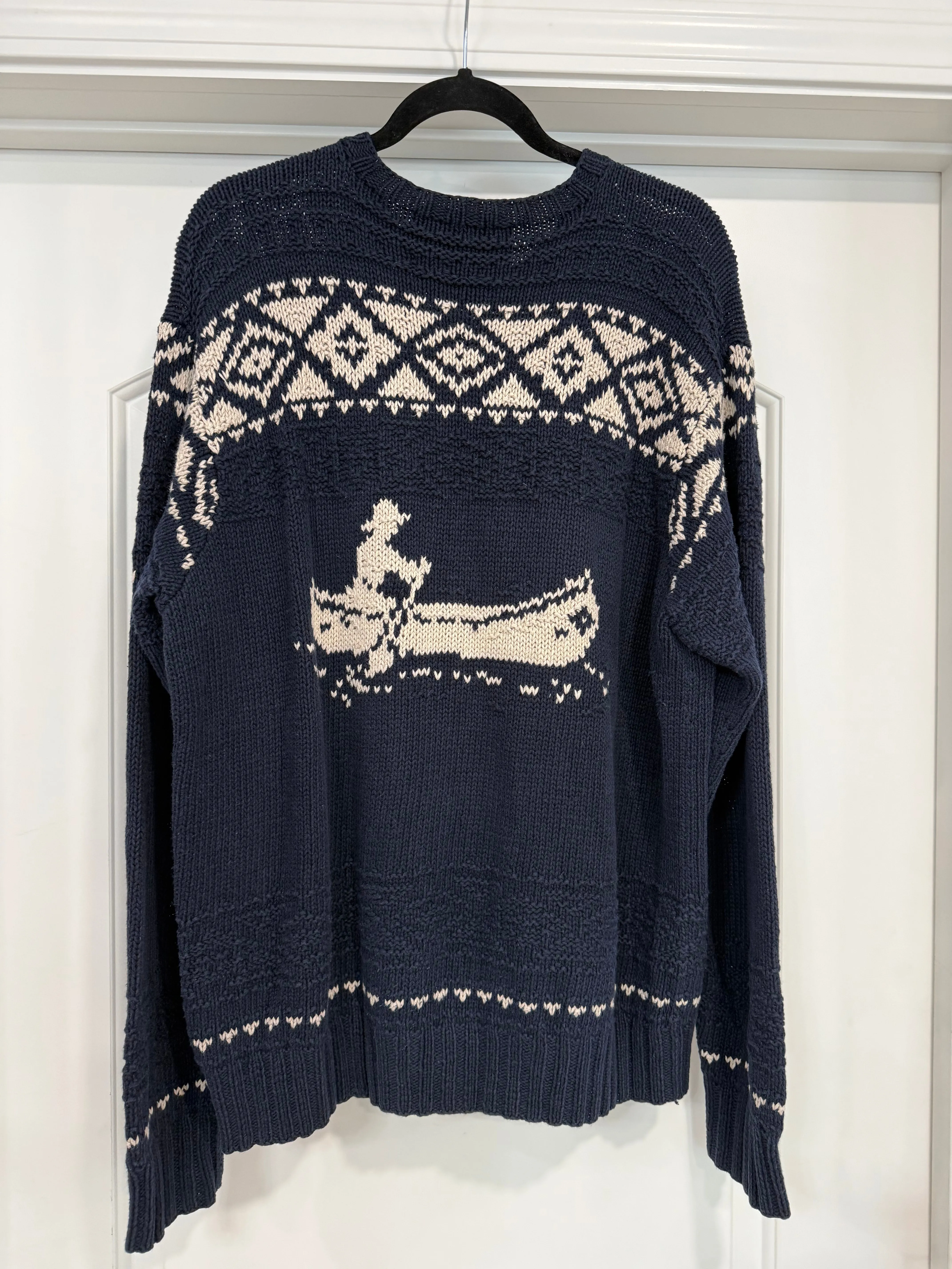 NEW!! Vintage Ralph Lauren Hand Knit Sweater Size Large sold by Glitzy Bella product image thumbnail 3