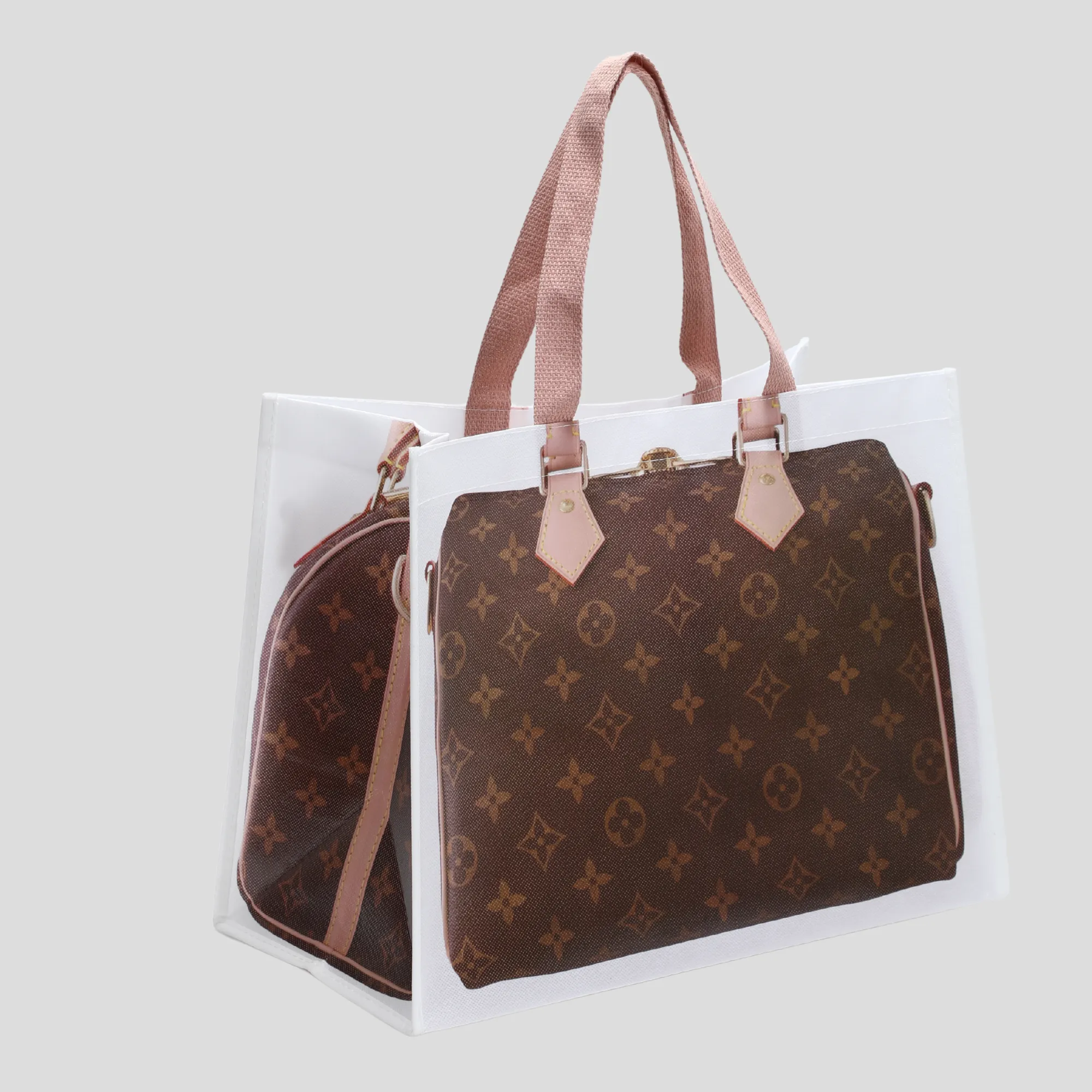 DOORBUSTER!! Icon Medium Tote in Brown sold by Glitzy Bella product image thumbnail 2