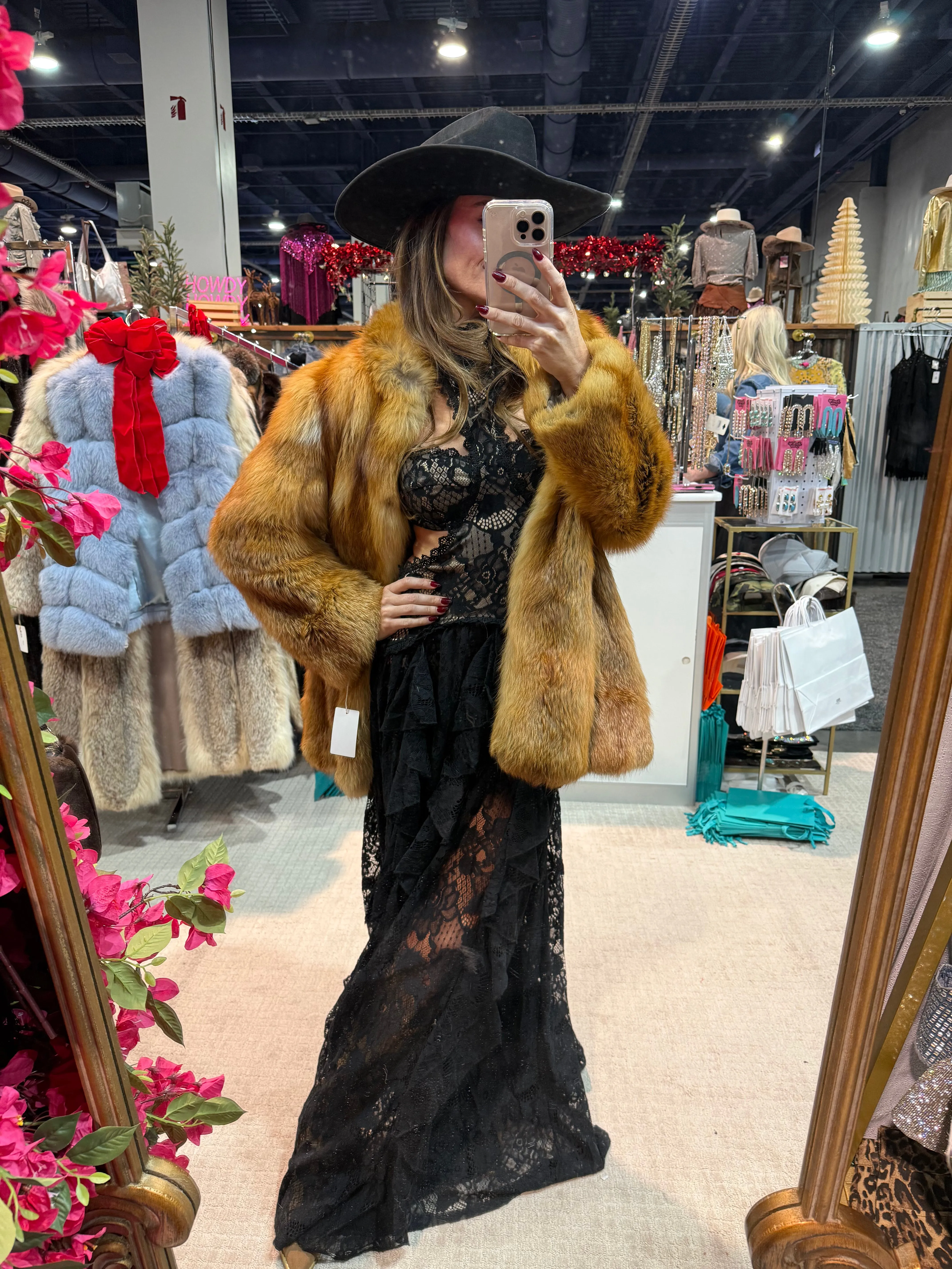 #S16 Red Fox Jacket - Size XS/Small sold by Glitzy Bella product image thumbnail 3