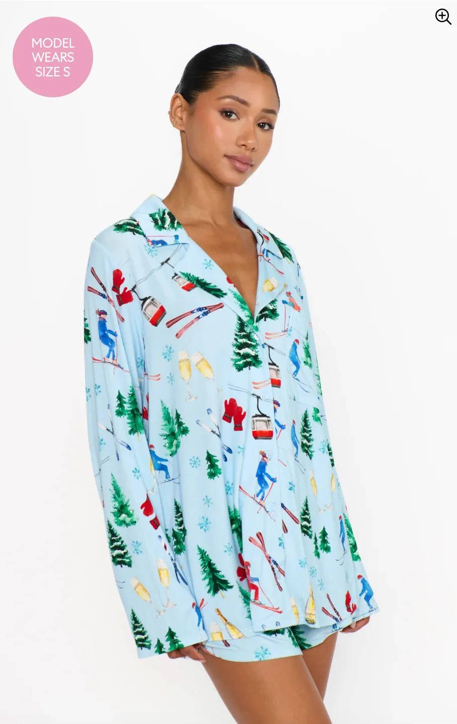 FINAL SALE!! Favorite Pj Set in Slopes Jersey sold by Glitzy Bella product image thumbnail 2