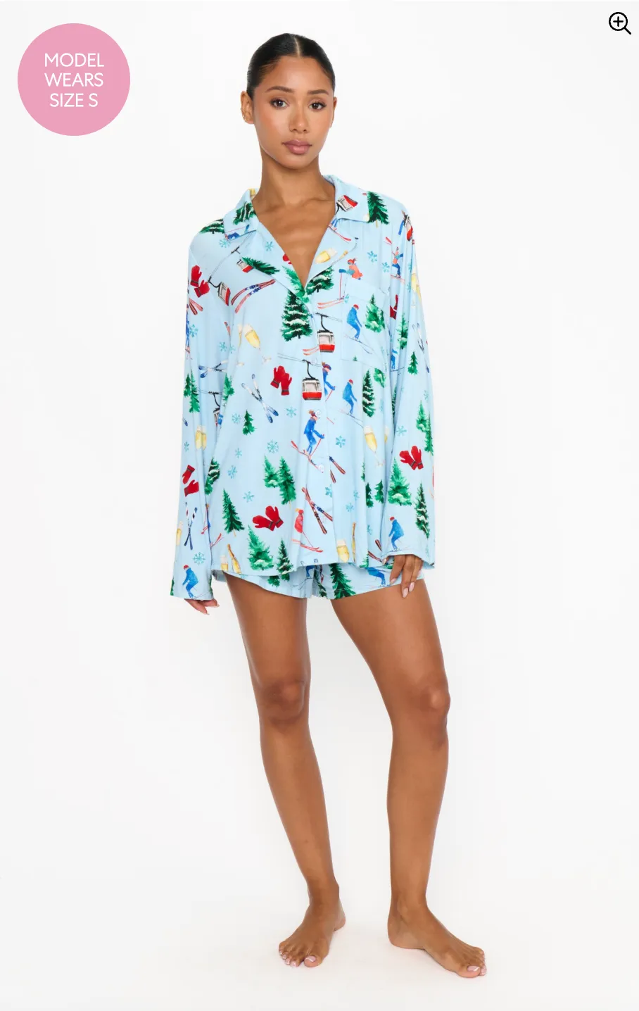 FINAL SALE!! Favorite Pj Set in Slopes Jersey sold by Glitzy Bella product image thumbnail 4