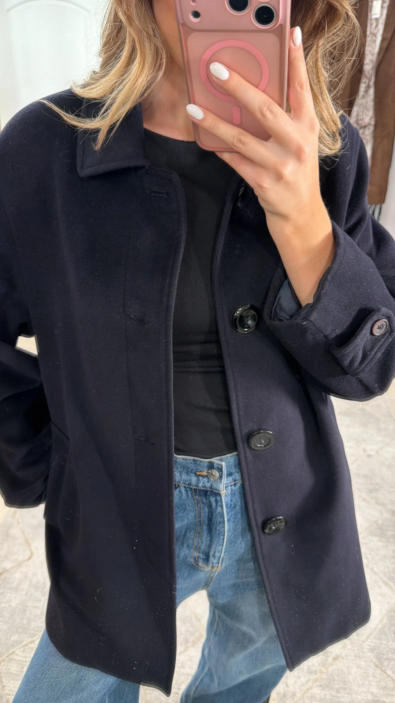 Vintage YSL Wool Coat Size S/M sold by Glitzy Bella