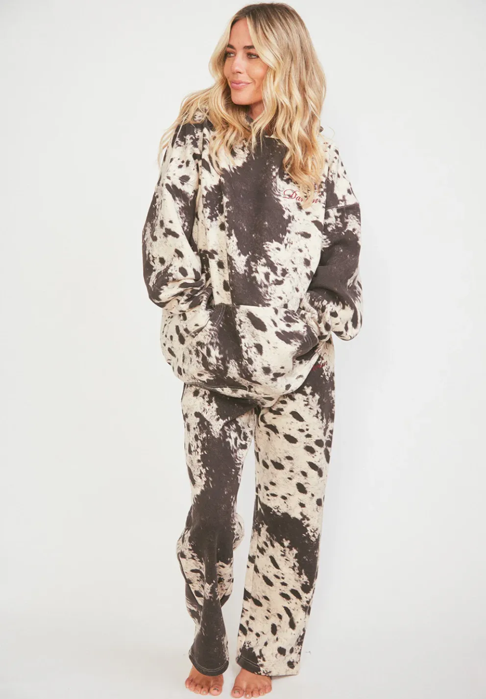 NEW!! Signature Straight Leg Sweatpant in Appalousa sold by Glitzy Bella product image thumbnail 5