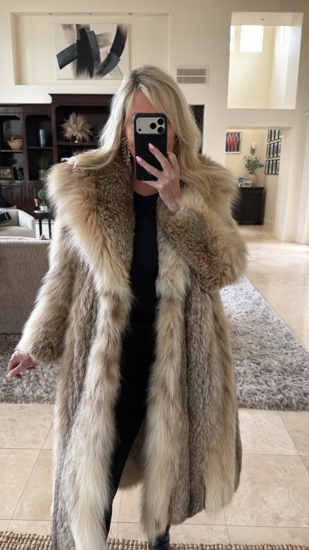 #GB50 Vintage Lynx Fur Coat sold by Glitzy Bella