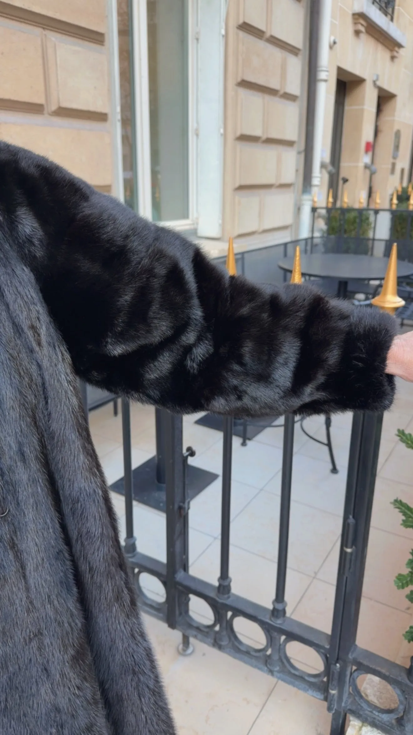 #GB64 Vintage Ranch Mink Fur Coat Size S/M sold by Glitzy Bella product image thumbnail 3