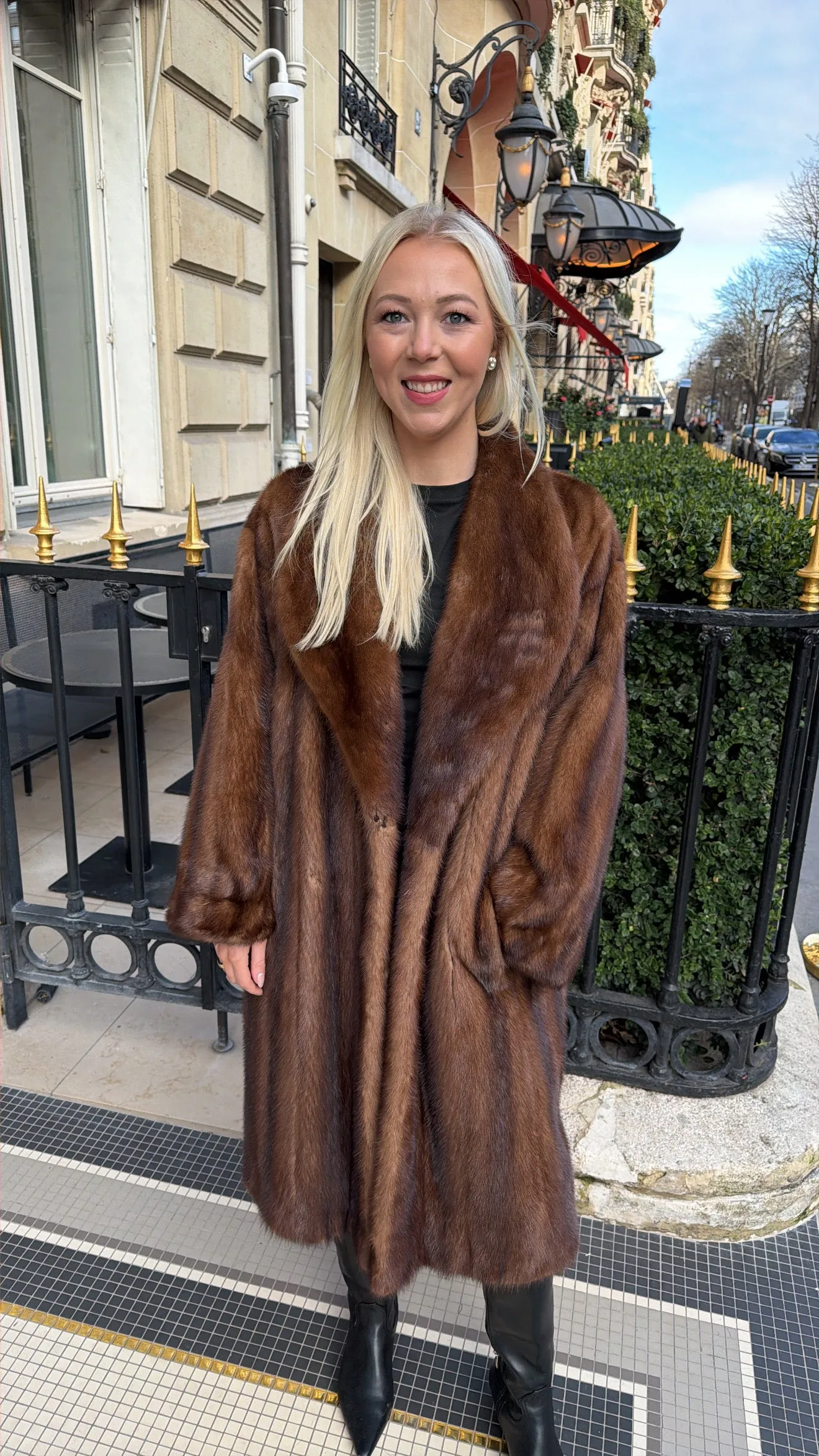 #GB78 Vintage Demi Buff Mink Coat Size Medium sold by Glitzy Bella