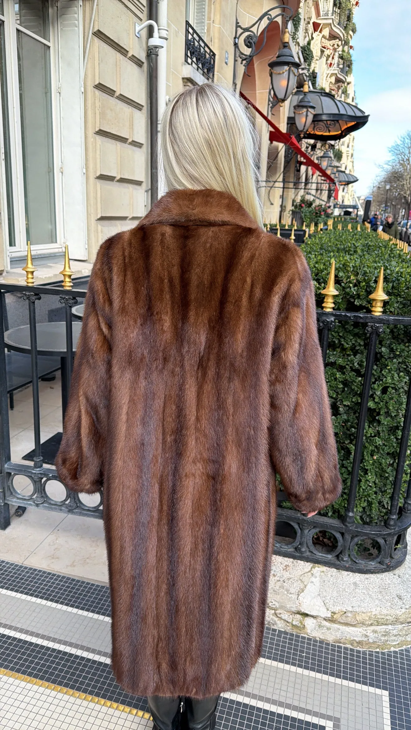 #GB78 Vintage Demi Buff Mink Coat Size Medium sold by Glitzy Bella product image thumbnail 2