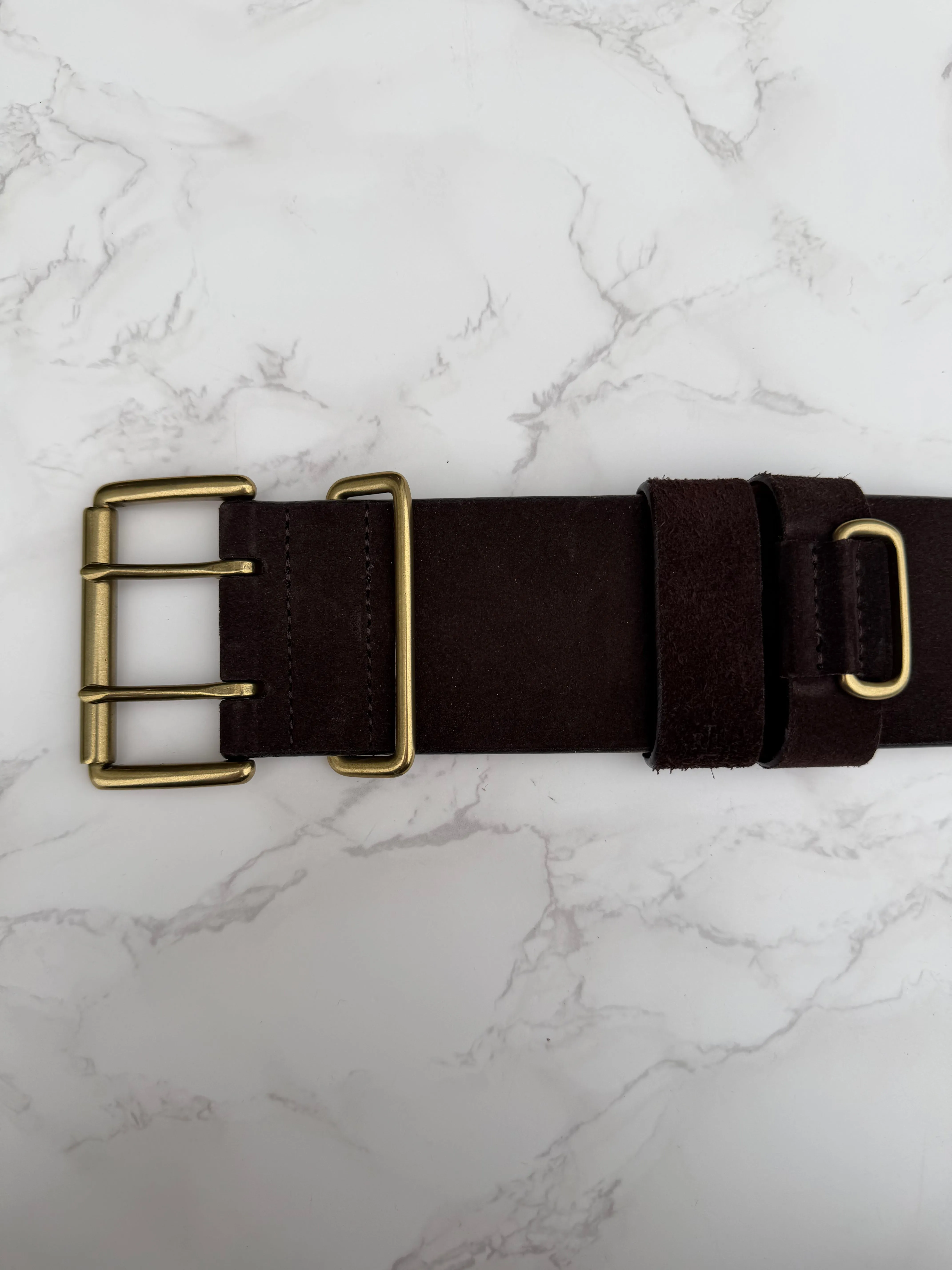 NEW!! Vintage Ralph Lauren Brown Suede Belt Size Small #9 sold by Glitzy Bella product image thumbnail 2