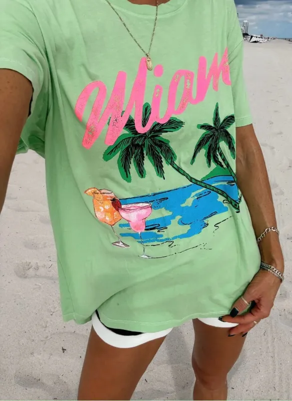 Travis Tee Miami Beach made by Show Me Your MuMu